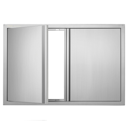 Vevor BBQ Access Door - 36W x 24H Inch Stainless Steel Outdoor Kitchen Door