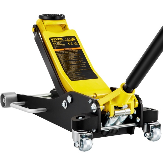 Vevor 3 Ton Low Profile Aluminum Steel Racing Floor Jack Dual Pump Lift Car Auto