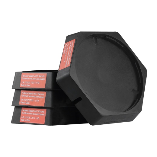 Vevor RV Leveling Pads - 9 Inch Round Landing Feet with Permanent Attached Jack Stabilizers