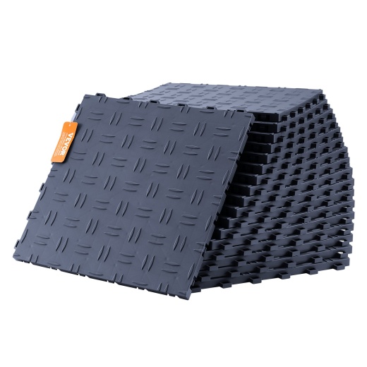 Vevor Garage Tiles Interlocking - 12 X 12 X 0.53 Inch, 25 Pack