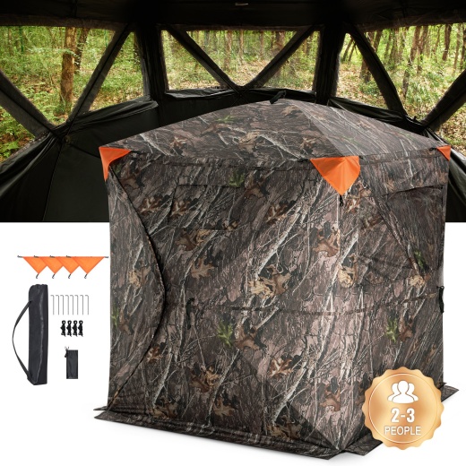 Vevor Hunting Blind - 270° See Through Ground Blind for Turkey and Deer Hunting