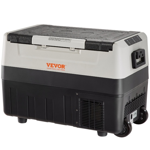 Vevor Car Refrigerator, 12V 48Qt Dual Zone Portable Freezer -4℉-50℉