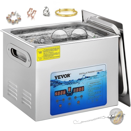 Vevor Ultrasonic Cleaner - 36KHz~40KHz Adjustable Frequency Lab Sonic Cleaner