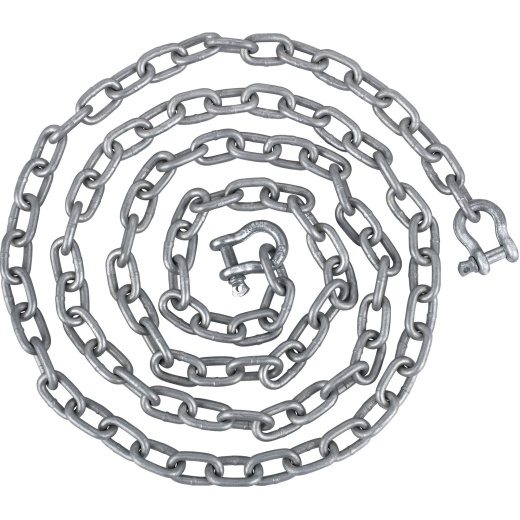 Vevor Anchor Chain, 20' x 5/16" Galvanized Steel Chain for Boats