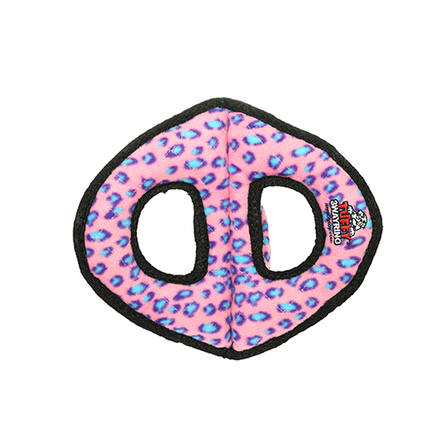 Tuffy Ultimate 3Wayring Pink Leopard Dog Toy