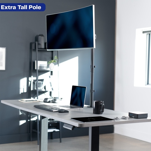 VIVO Single Monitor Extra Tall Desk Mount