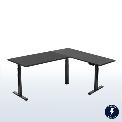 Corner 67" x 60" Electric Desk with Memory Controller