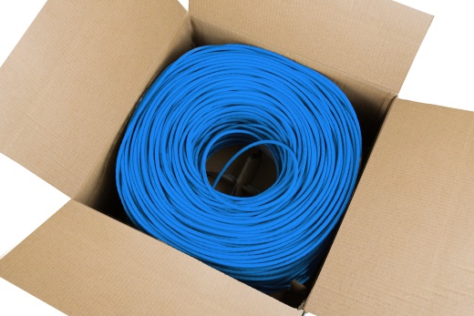 500Ft Cat6 Full Copper Indoor Ethernet Cable White