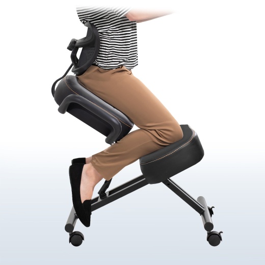Body Support Chair Adjustable Ergonomic Kneeling Chair with Back Support - Buy Online