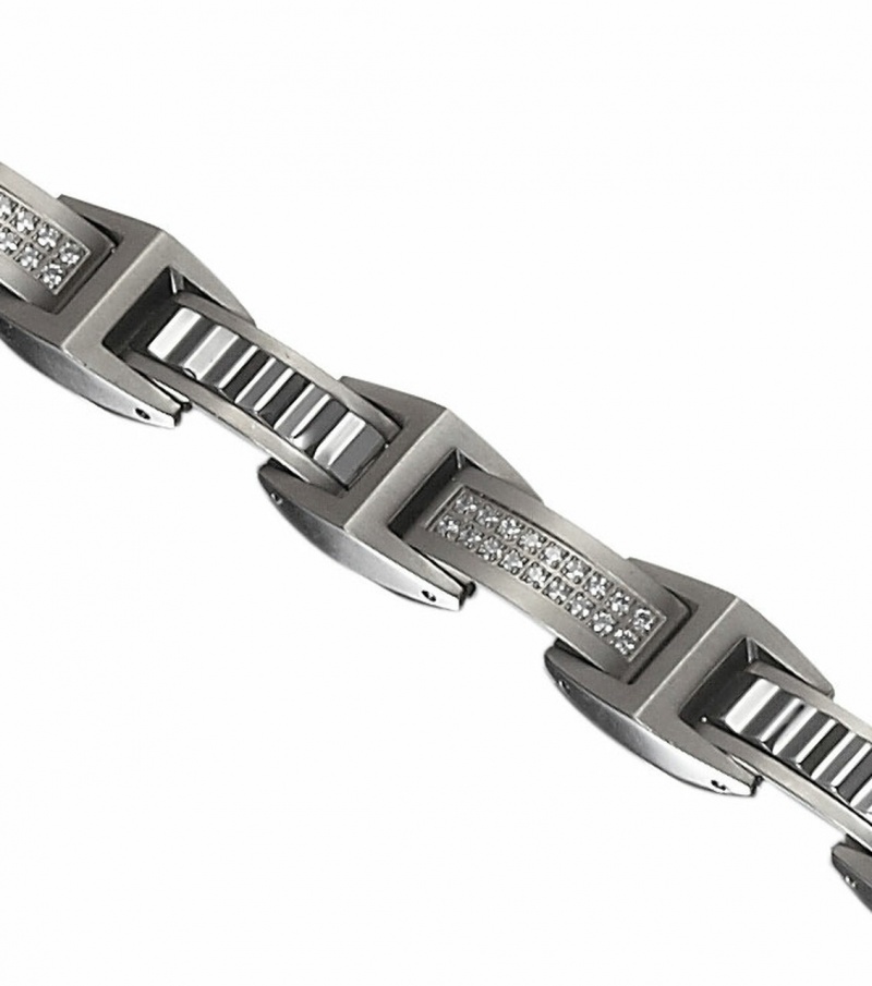 Caseti An74 Stainless Steel And Tungsten Bracelet