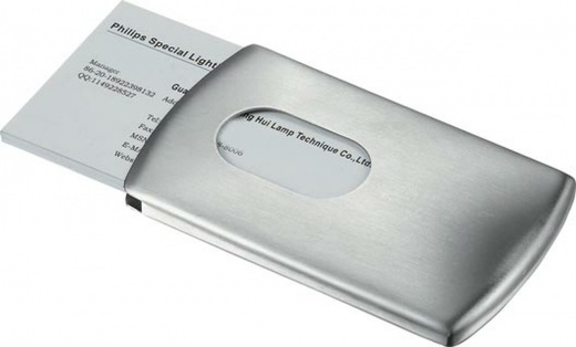 Visol Push Satin Busines Card Case