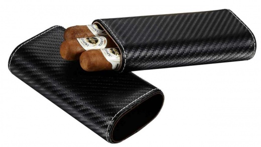 Visol Santa Fe Carbon Fiber Patterned Cigar Case