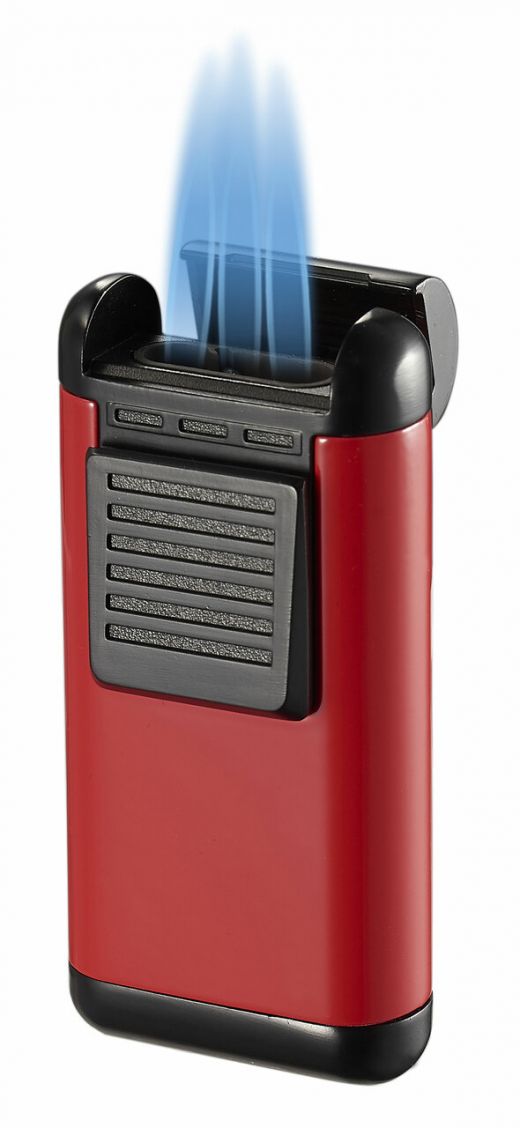 Visol Antero Red Triple Torch Cigar Lighter