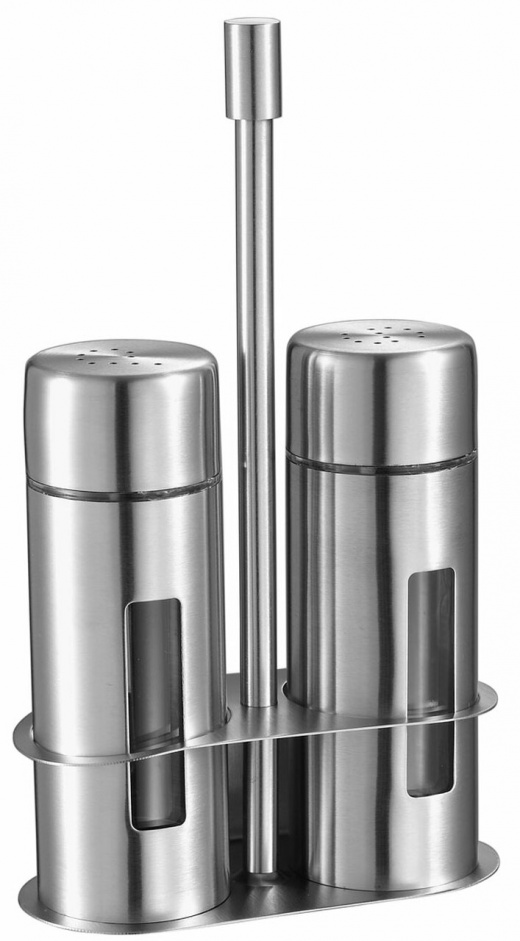Visol Gilberte Stainless Steel Salt and Pepper Shaker Set