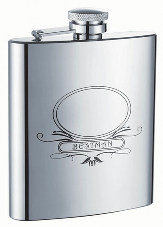 Visol Bestman Stainless Steel 8Oz Hip Flask