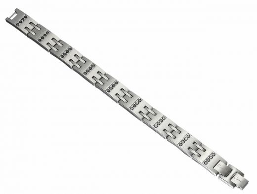Caseti Black Quad Crystal Bracelet