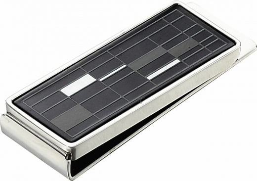 Visol Gridlock Stainless Steel Money Clip
