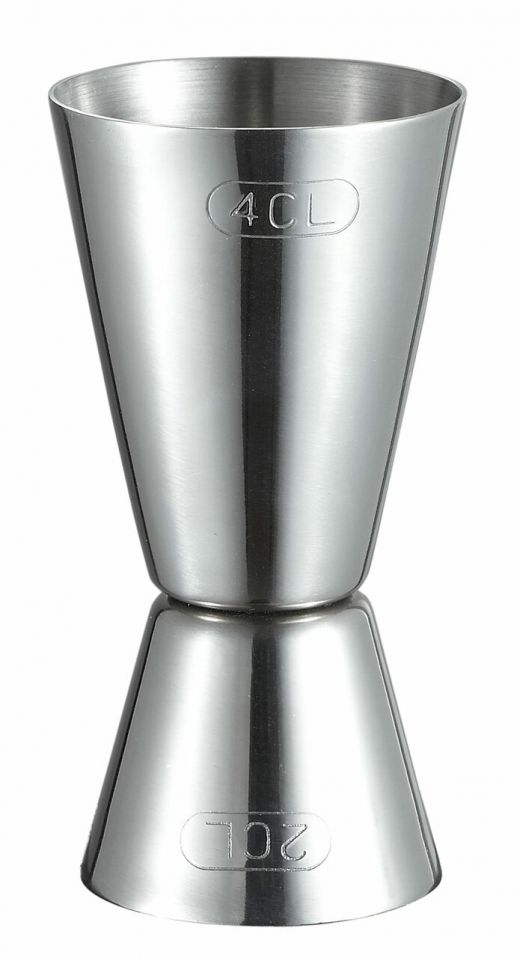 Visol Perfect Shot Stainless Steel Double Jigger Cup