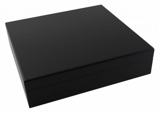 Visol Bergoff Black Matte Desktop Humidor / Gift Box