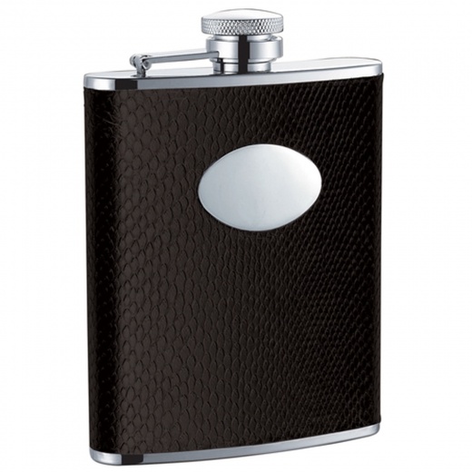 Visol Corspa Black Snakeskin Hip Flask
