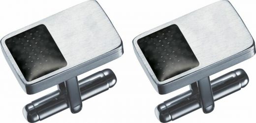 Visol Envy Rectangular Stainless Steel Cufflinks