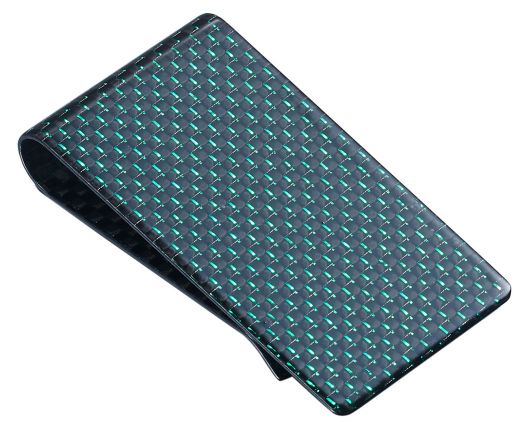 Visol Green Carbon Fiber Money Clip