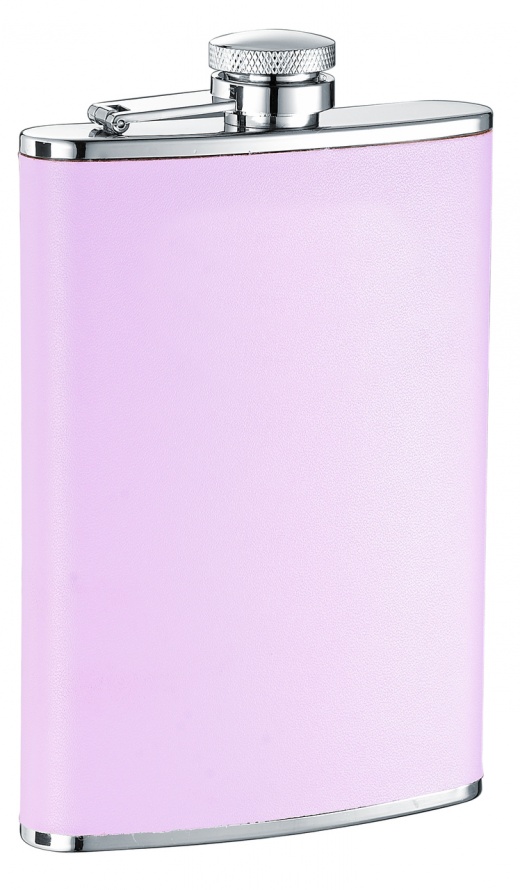 Visol Daydream Pink Leather Liquor Flask - Indulge in Luxury and Sophistication