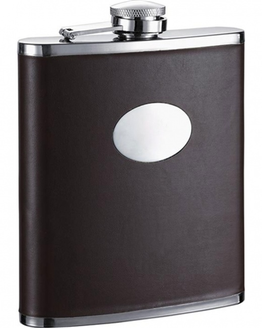 Visol Devlin Dark Brown Hip Flask