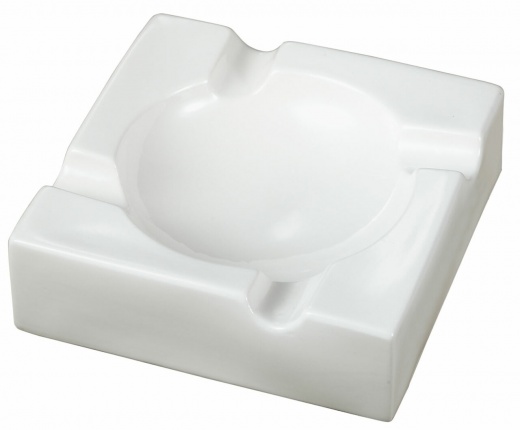 Visol Donovan White Ceramic Cigar Ashtray For Patio Use