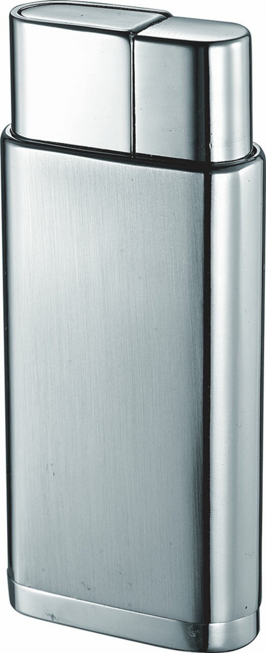 Visol Marco Satin Chrome Wind-Resistant Torch Flame Lighter
