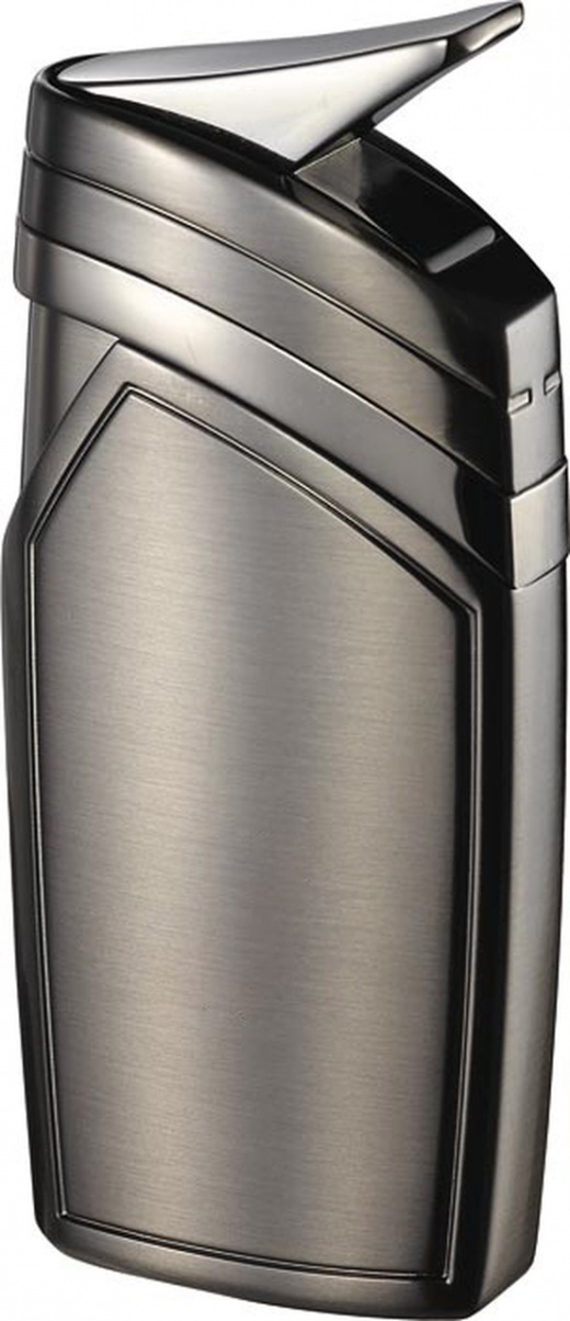Visol Spark Single Torch Flame Satin Gunmetal Lighter