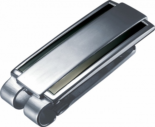 Visol Tristan Stainless Steel Engravable Money Clip