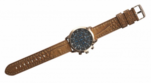 Visol Westminster Antique Brass And Tan Leather Wrist Watch