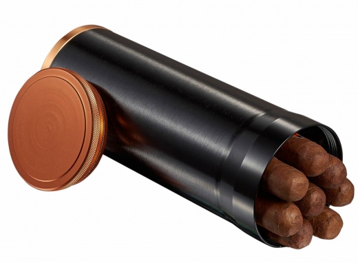 Visol Carlos 7-Cigar Desk/Travel Cigar Humidor