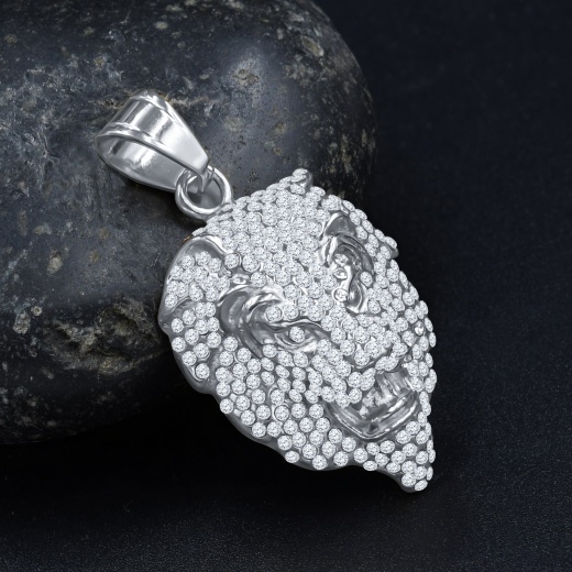 Paladin Locket - Stainless Steel Cubic Zirconia Pendant