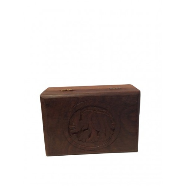 Wood Storage Box (Elephant)