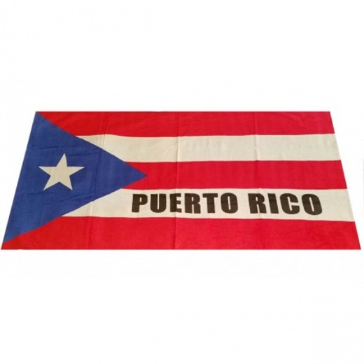 Puerto Rico Flag Beach Towel