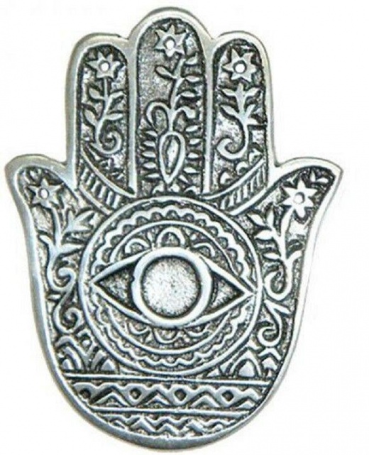 Hand of Compassion Hamsa Hand Incense Stick/Cone Holder