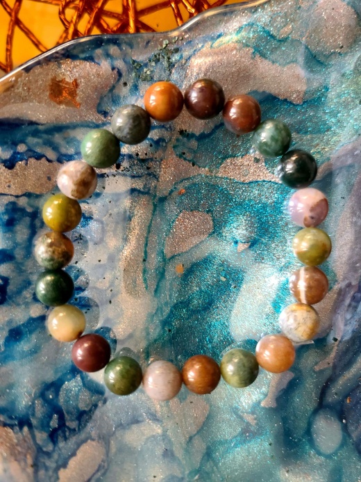 Bracelet 8Mm - Blood Stone