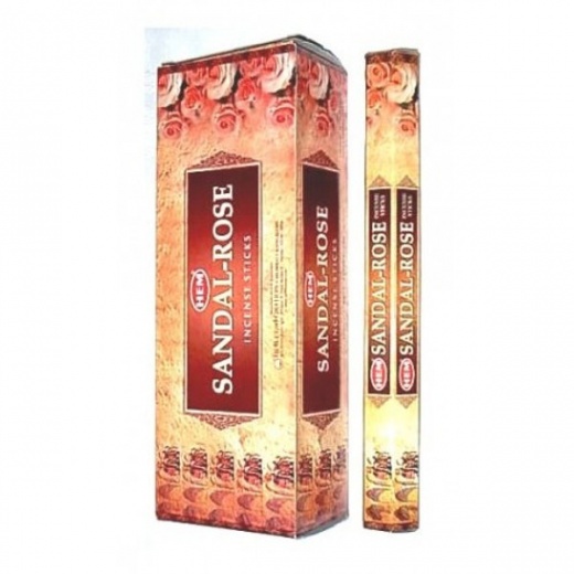 Sandal Rose Hem Incense - Hexa Style Hem 120 Sticks