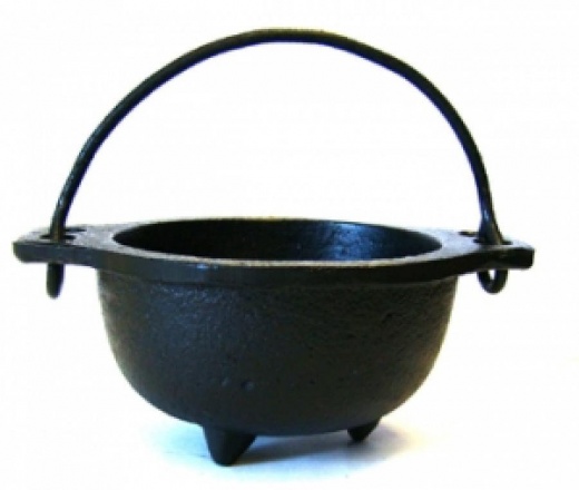 Plain Cauldron - 3-inch Tall, Perfect for Home Decor