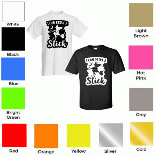 I Cant Drive A Stick T-Shirt #1