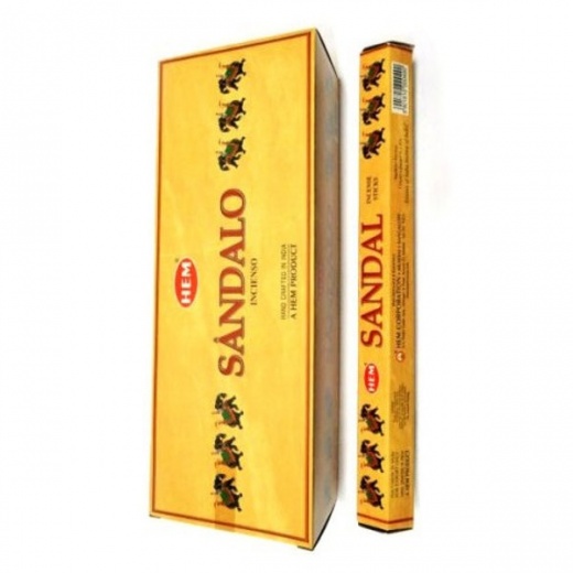 Sandal Hem Incense - Hexa Style Hem 6 Boxes of 20 Sticks