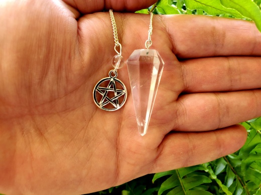 Pentagram Pendulum 45-50 Mm Crystal Quartz