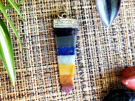 Flat Pendant: Seven Chakra