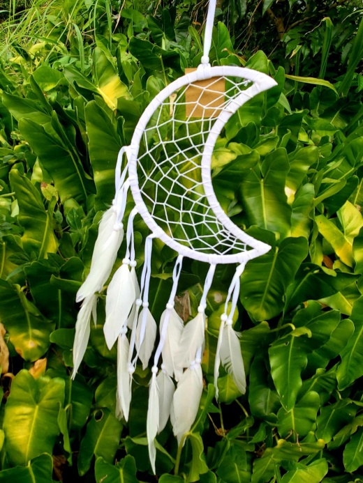 Handmade Dream Catcher Crescent Moon