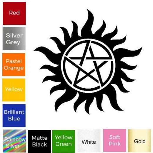 Supernatural Anti Possession Sticker #9