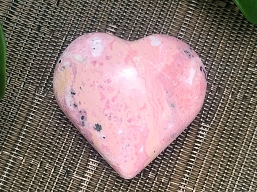 Rhodonite Heart 43 - 50 Mm