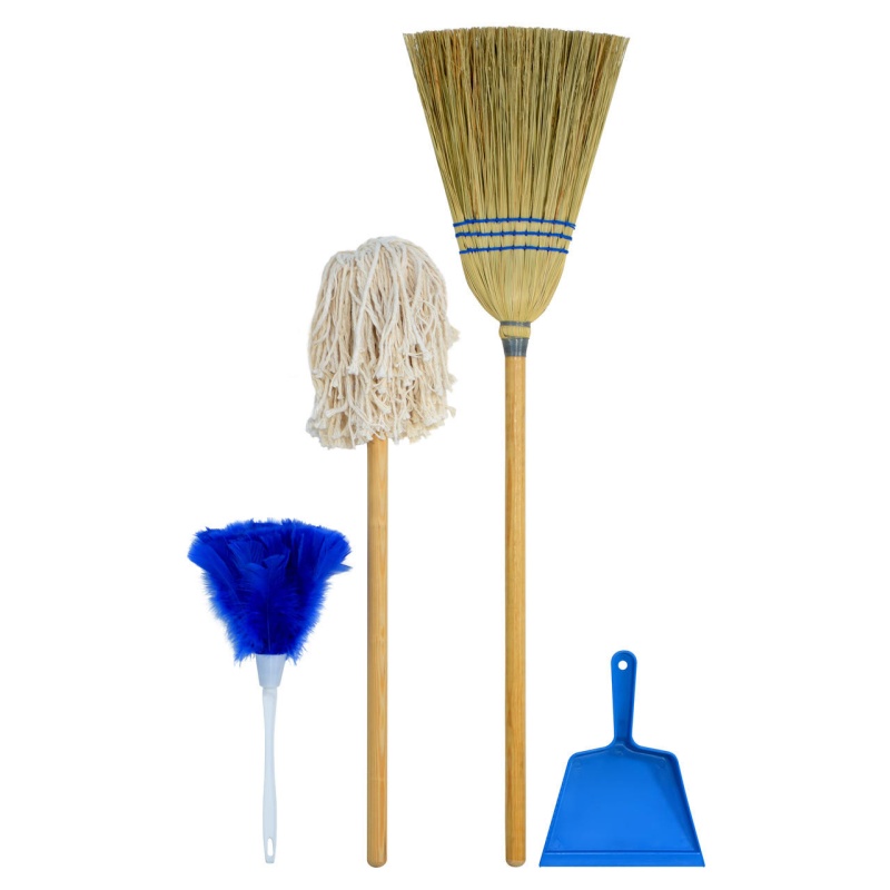 Broom, Mop, Duster, Dust Pan