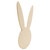 Wood Easter Bunny Face Cutout Large, 12"
